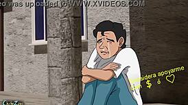 Chuchozepa Tia Grandma Sucking in Hentai Animation