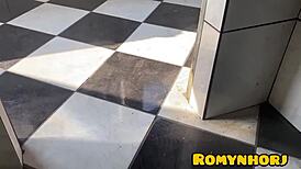 Neighbor Caught on Roof Hanging Clothes, I Went All In and Finished Hard