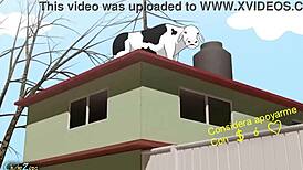 Chuchozepa Tia Grandma Sucking in Hentai Animation