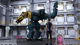 Flirting Hard with Half-Robot Girl in Space 18