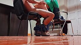 Hidden Cam Captures Nataly Delpech Banging At Work