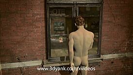 Teen Exhibitionist Flashes Pussy In 3D Hentai