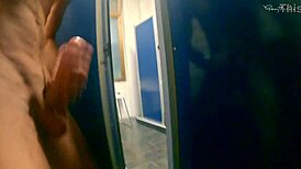 Hey, Caught Me Flashing and Masturbating in Hostel Shower