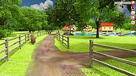 Blonde cartoon babe with small tits fingering in underwear!