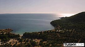 Tushy horny redhead on vacation begs for anal muff diving buttplug lick missionary doggystyle facial cunilingus