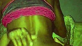 Slim black girl rides big black cock