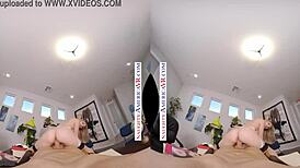 Abby Adams deepthroats in office reality 😈