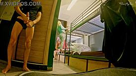 Hey, Caught Me Flashing and Masturbating in Hostel Shower