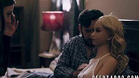 whitney wright kisses sex doll while getting pounded hard