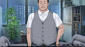 Yarichin hentai game features milf cheating with creampie action