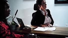 Hot Lesbian Threesome Unfolds with Sexy Teens and Mature Woman