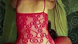 Submissive Girl Licks Mistress Pussy Fluids