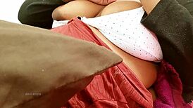 College girl shows off her sexy indian tits