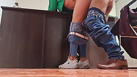 Hidden Cam Captures Nataly Delpech Banging At Work