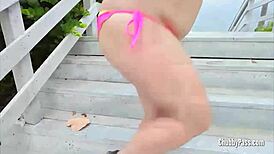 Chubby Brunette Slut Rides Big Cock in Cowgirl