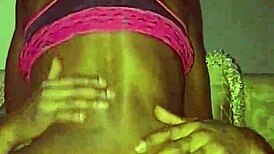 Slim black girl rides big black cock