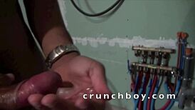 Straight Latino Worker Fucks Gay Guy Orally