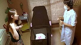 Petite Asian Teen Hesitates to Cum from Toy Massage