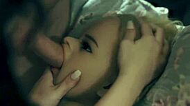 whitney wright kisses sex doll while getting pounded hard