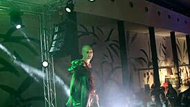 military guys fucking hard on alicante stage, public holiday party?