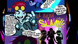 Detailed Cartoon Party Scenes With Anime Characters And Hentai Elements