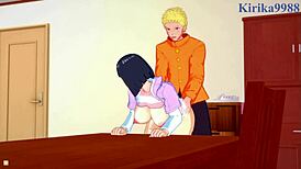 yo, wanna see hinata hyuga and naruto uzumaki in wild hentai creampie?