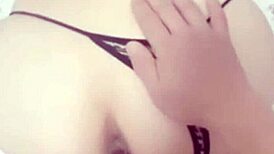 asian student bent over, wet pussy fucking