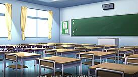 Nude Anime Girl Experiences Deep Humiliation in Classroom and Outdoor Public Anal