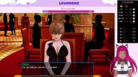 Vtuber lewdneko plays harem hotel part 26