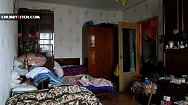 Wife welcomes visitors with open door