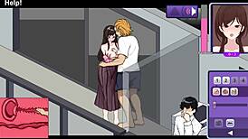 ntr wife caught chatting in hentai game, part 4