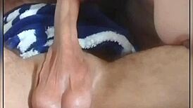 Milf Slut Deepthroats and Licks Balls, Cum on Tits