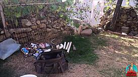 Slut wife teases plumber while husband watches! Real amateur cuckold action.