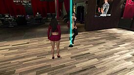 Strip Club Seductress Dances And Gets Oral