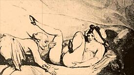 Vintage erotic drawings of anime hentai