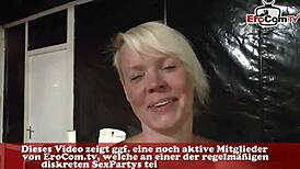 Deutsche dicke mutter mit natur titten in sperma creampie gangbang