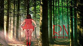 Giant Secretary Towers Over Surprised Manager at Work