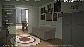 لعبة زومبي هينتاي مع أكشن أنمي كوري جامح