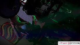 the stripper felicity feline bouncing her ass on a fat cock with dirty talk and deepthroat