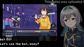kunugi-chan's life crashes in crossdressing hentai game with machine subtitles