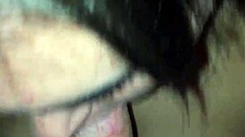 submissive young 18+ whore slowly swallows cock in bdsm reality