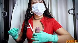 Nurse, will you edge me with those latex gloves?
