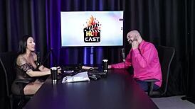 paulo avelar and victoria beatriz in sheer red for tiv models hot cast