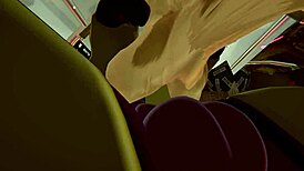 Rough quickies between plushy and his femboy friend