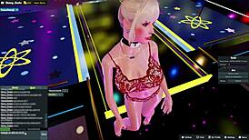 Yessicahotwife dancing at the night club