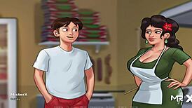 Big mature Mexican ass in Summertime Saga episode 43?