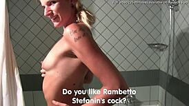 Italian amateur ragazza goes hard with Rambetto Stefanin first time!