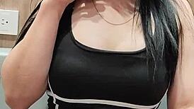 Petite Slut Becomes Dessert For Her Couple Tonight