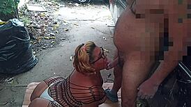 hoje meu macho tava cansado, só queria um boquete caprichado... então mostrei uma surpresinha pra ele com minha boca gulosa.