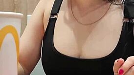 Petite Slut Becomes Dessert For Her Couple Tonight